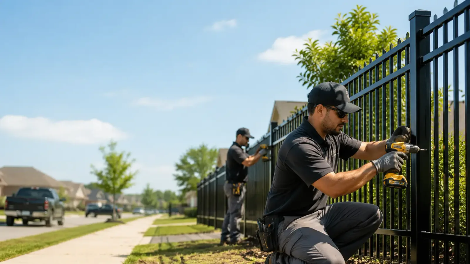 Metal Fence Installation in Oconomowoc, WI